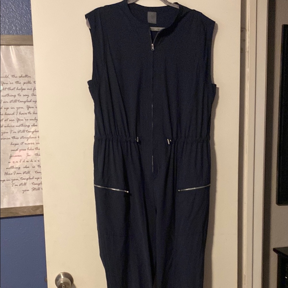 CALIA by Carrie Underwood Navy Jumpsuit